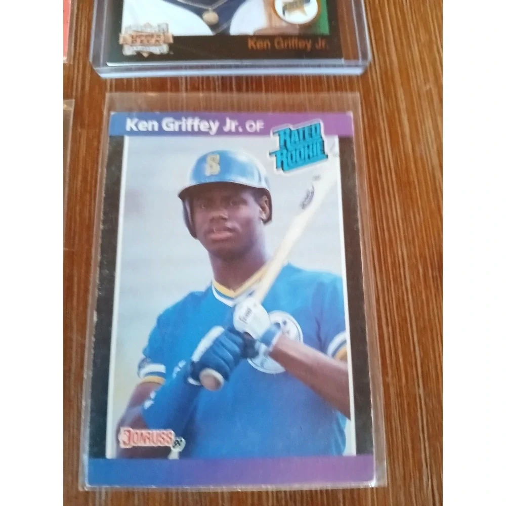 Lot of 6 KEN GRIFFEY JR Rookie Card Donruss No Dot Bloody Elbow Wrong Birthplace